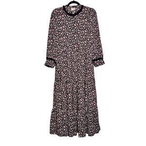 NWT Levi's Parisian Cottagecore Midi Dress Women's‎ Size S Modest Academia Retro